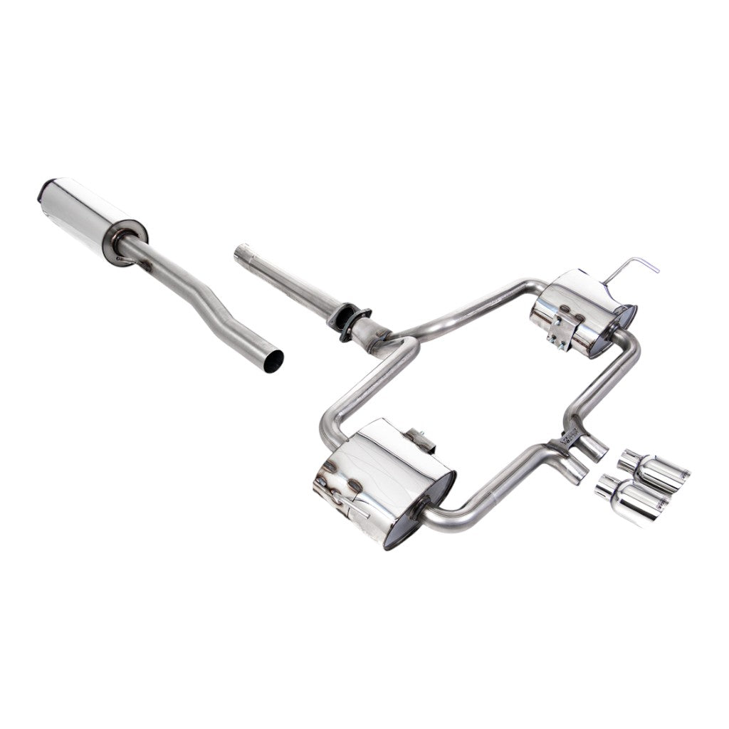 MILLTEK SSXM477 Вихлопна система Cat-Back, 2.5" (насадки поліровані, 76мм) для MINI Cooper S (R53) 2002-2006 Photo-0 