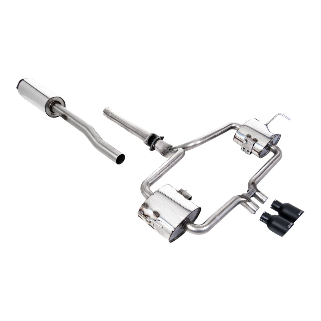 MILLTEK SSXM478 Вихлопна система Cat-Back, 2.5" (насадки 76мм, чорний Cerakote) для MINI Cooper S (R53) 2002-2006 Photo-0 