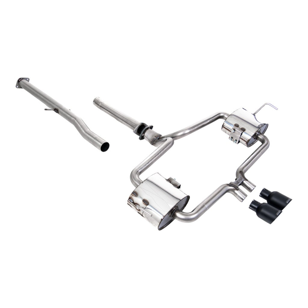 MILLTEK SSXM480 Вихлопна система Cat-Back, 2.5" (насадки 76мм, чорний Cerakote) для MINI Cooper S (R53) 2002-2006 Photo-0 