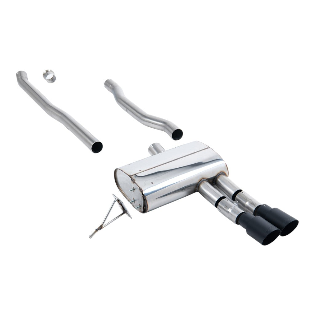 MILLTEK SSXM481 Вихлопна система Cat-Back, 2.75" (насадки - чорний Cerakote) для MINI Cooper S (F55) 2014– Photo-0 