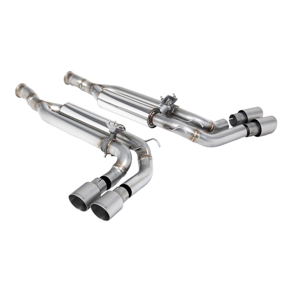 MILLTEK SSXMZ166 Вихлопна система Cat-Back, 2.5" (насадки GT-90, синій титан) для MERCEDES-BENZ G63 EU (W463) GPF/OPF 2019- Photo-0 