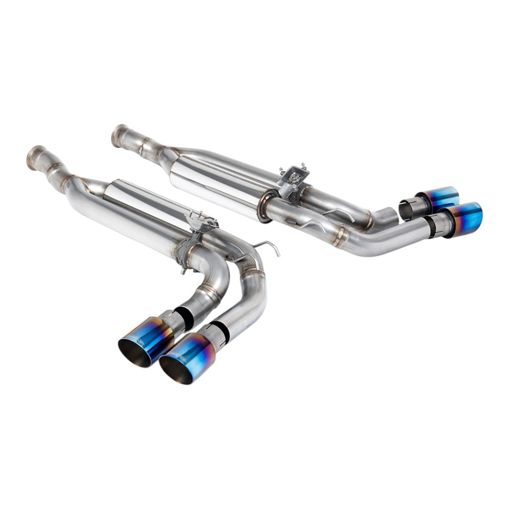 MILLTEK SSXMZ167 Вихлопна система Cat-Back, 2.5" (насадки GT-90, синій титан) для MERCEDES-BENZ G63 EU (W463) GPF/OPF 2019- Photo-0 