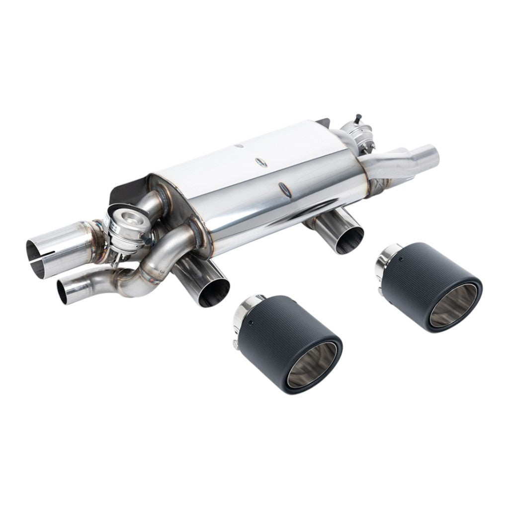 MILLTEK SSXPO202 Задній глушник, 2.5" (насадки JET-115, карбон) для PORSCHE 911 T / S / GTS (991.2) 2015-2019 Photo-0 