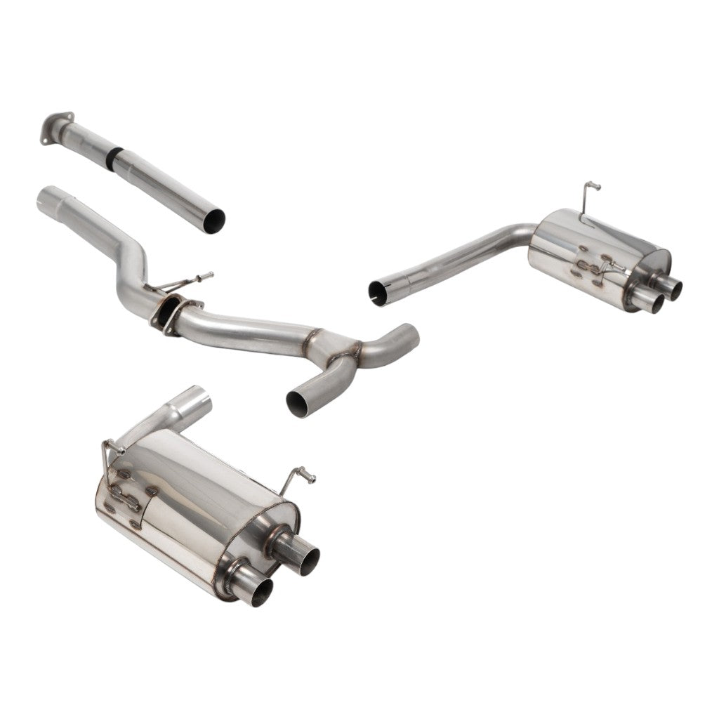 MILLTEK SSXSB155 Вихлопна система Cat-Back, 3'' (поліровані насадки GT-100) для SUBARU Impreza WRX 2.4T (VB) 2022- Photo-0 