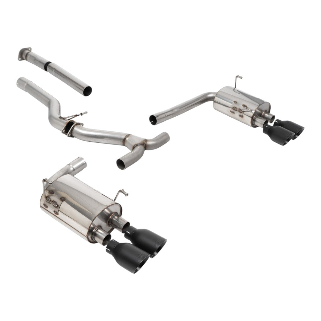 MILLTEK SSXSB156 Вихлопна система Cat-Back, 3'' (насадки GT-100, чорний Cerakote) для SUBARU Impreza WRX 2.4T (VB) 2022- Photo-0 
