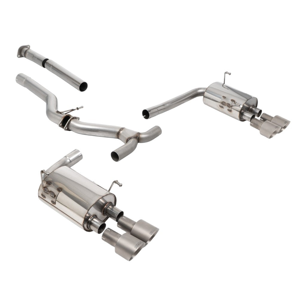 MILLTEK SSXSB157 Вихлопна система Cat-Back, 3'' (насадки GT-100, матовий титан) для SUBARU Impreza WRX 2.4T (VB) 2022- Photo-0 