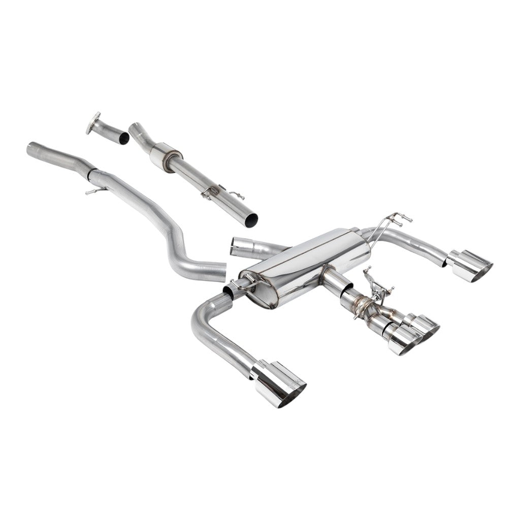 MILLTEK SSXTY149 Вторична вихлопна система Cat-Back, 3" (насадки JET-115, карбон) для TOYOTA GR Corolla 1.6 Turbo 2023- Photo-0 