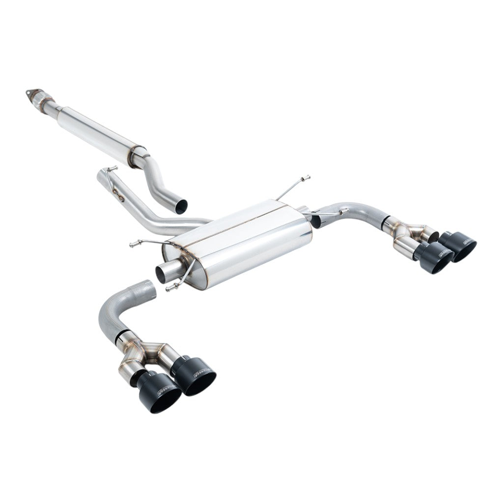MILLTEK SSXTY162 Вторична вихлопна система Cat-Back, 2.5" (насадки - чорний Cerakote) для TOYOTA GR86 2.4L 2022- Photo-0 