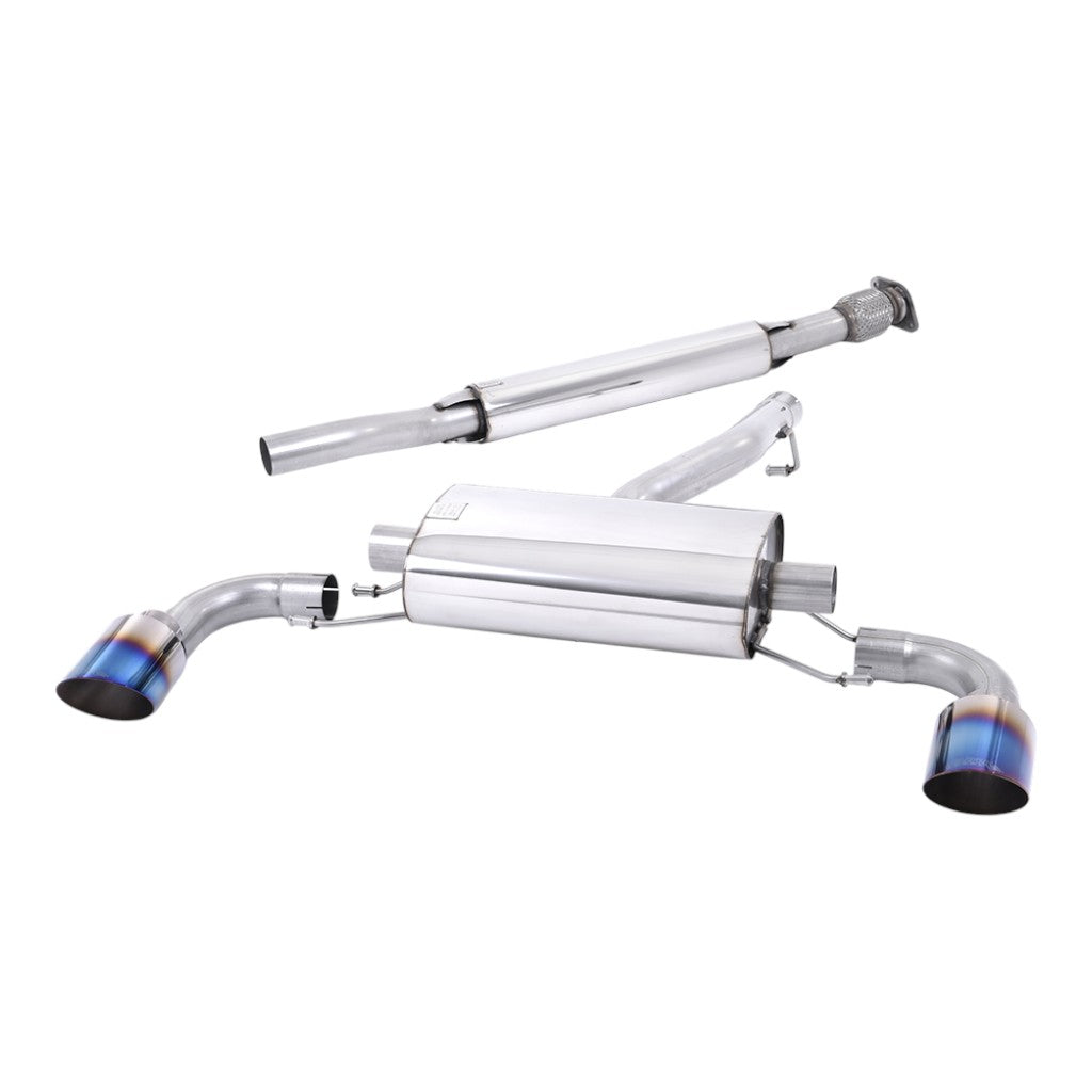 MILLTEK SSXTY174 Вторична вихлопна система Cat-Back, 2.5" (насадки - синій титан) для TOYOTA GR86 2.4L 2022- Photo-0 