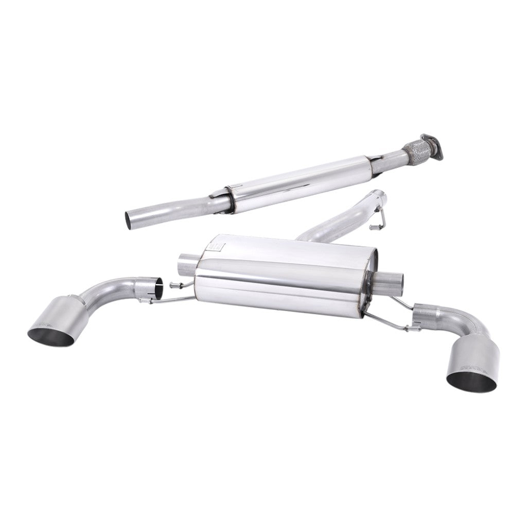 MILLTEK SSXTY175 Вторична вихлопна система Cat-Back, 2.5" (насадки - матовий титан) для TOYOTA GR86 2.4L 2022- Photo-0 