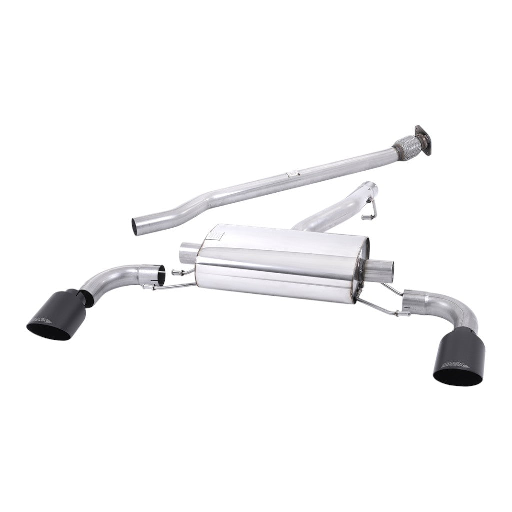MILLTEK SSXTY176 Вторична вихлопна система Cat-Back, 2.5" (насадки чорні керамічні) для TOYOTA GR86 2.4L 2022- Photo-0 