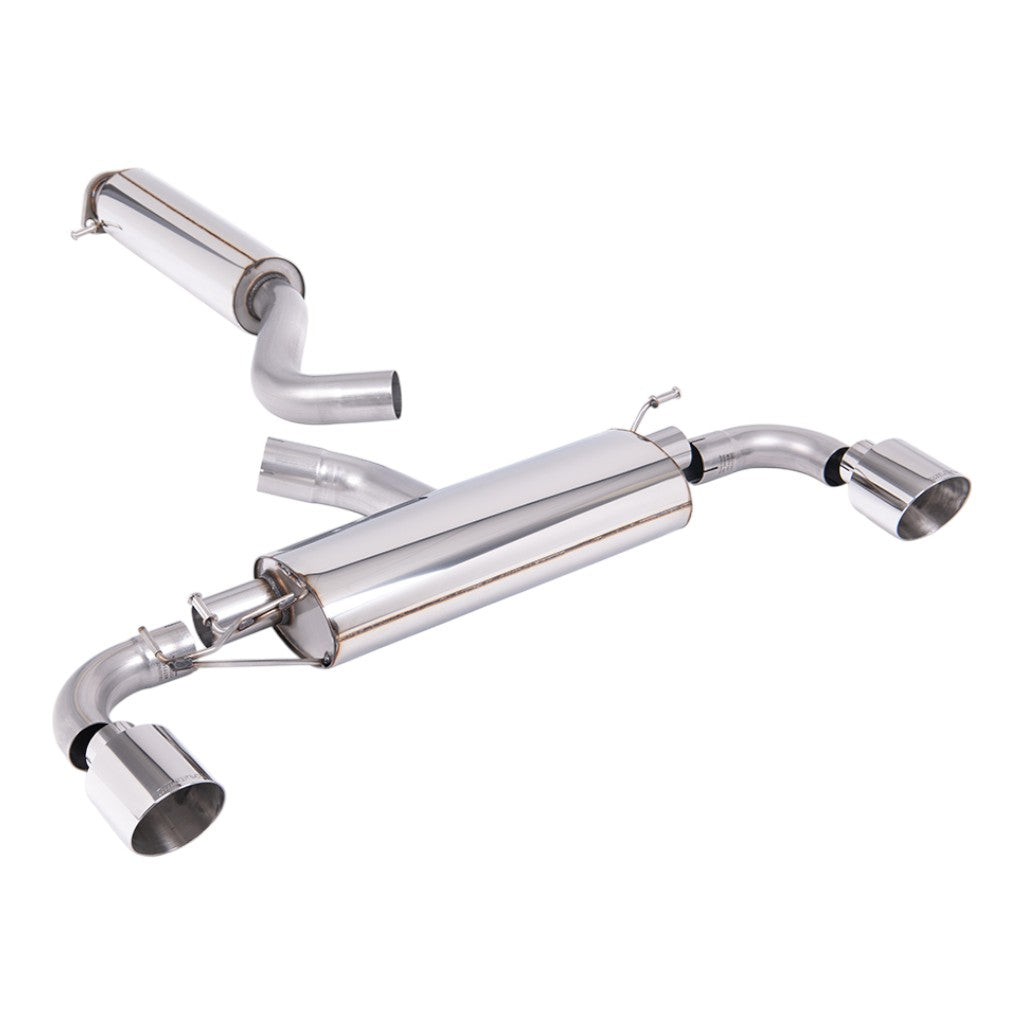 MILLTEK SSXTY200 Вихлопна система Filter-Back, 3" (насадки поліровані GT-115) для TOYOTA GR Yaris (XP210) OPF/GPF 2024- Photo-0 