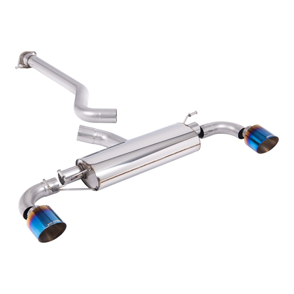 MILLTEK SSXTY208 Вихлопна система Filter-Back, 3" (насадки GT-115, синій титан) для TOYOTA GR Yaris (XP210) OPF/GPF 2024- Photo-0 