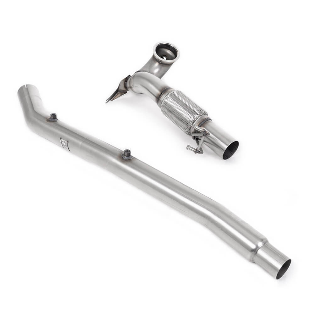 MILLTEK SSXVW664 Даунпайп без каталізатора, 3.7" (OE System Only) для VW Golf R (MK8) / AUDI S3 (8Y) Photo-0 