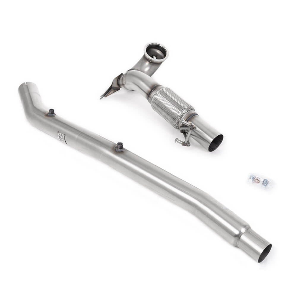 MILLTEK SSXVW677 Даунпайп без каталізатора, 3.7" (OE System Only) для VW Golf R (MK8) / AUDI S3 (8Y) Photo-0 