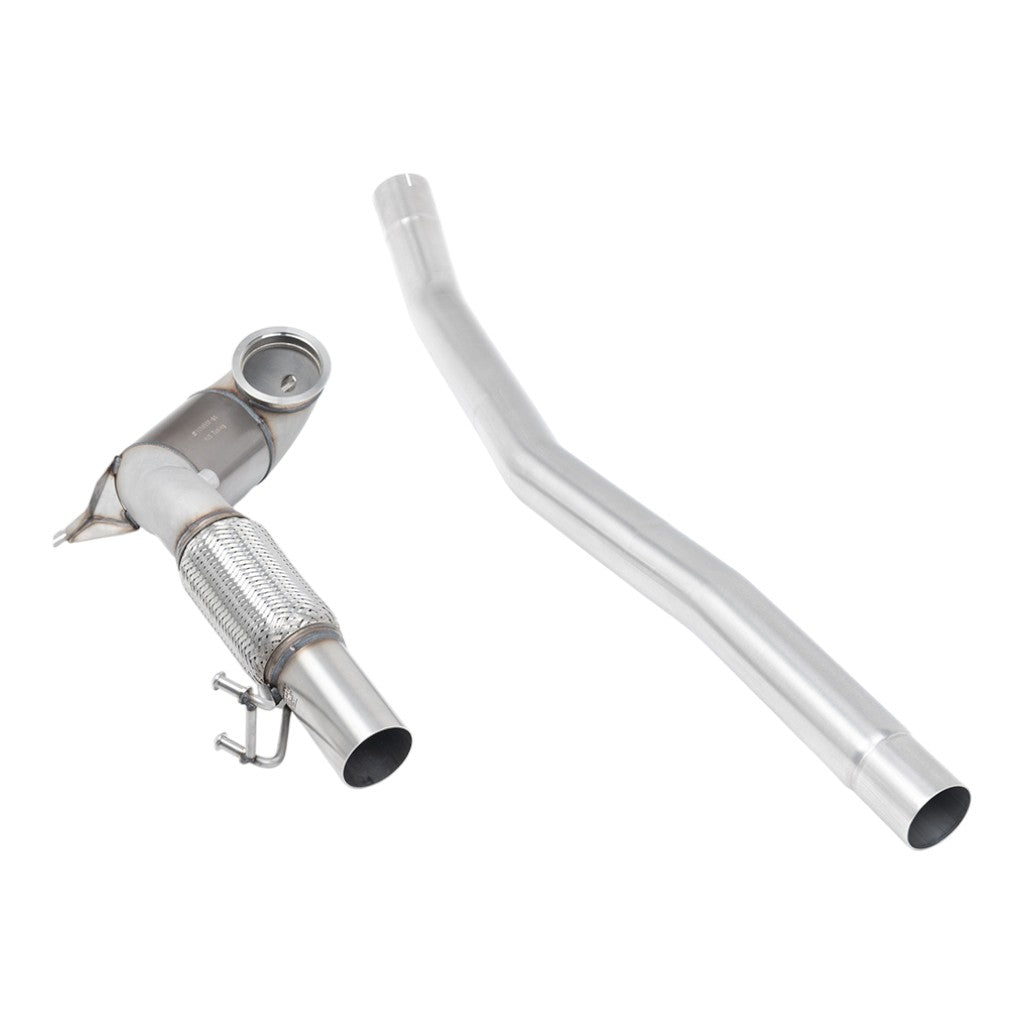 MILLTEK SSXVW729 Даунпайп з каталізатором V2, 3.15" для VW Arteon 2.0 TSI 280ps 2022- Photo-0 