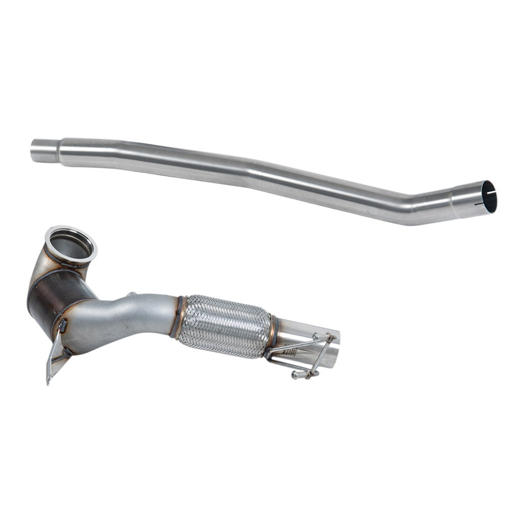MILLTEK SSXVW730 Даунпайп з каталізатором V2, 3.15" для VW Arteon 2.0 TSI 280ps 2022- Photo-0 