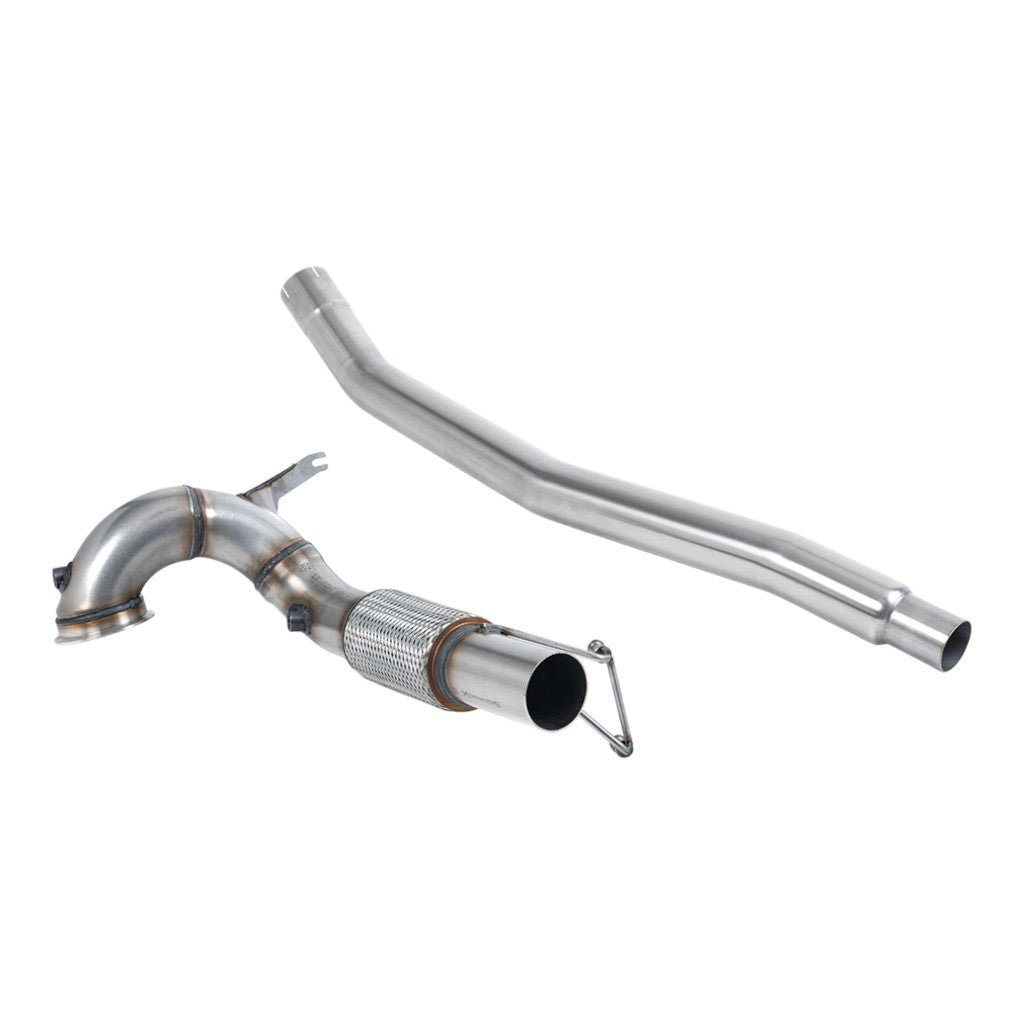 MILLTEK SSXVW732 Даунпайп з каталізатором V2, 3.15" для VW Arteon 2.0 TSI 280ps 2022- Photo-0 
