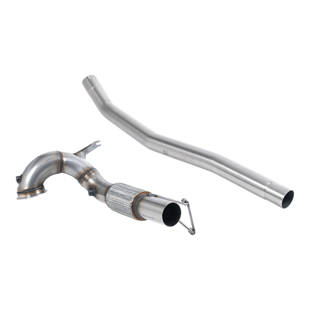 MILLTEK SSXVW741 Даунпайп без каталізатора V2, 3.15" для VW Arteon 2.0 TSI 280ps 2022- Photo-0 