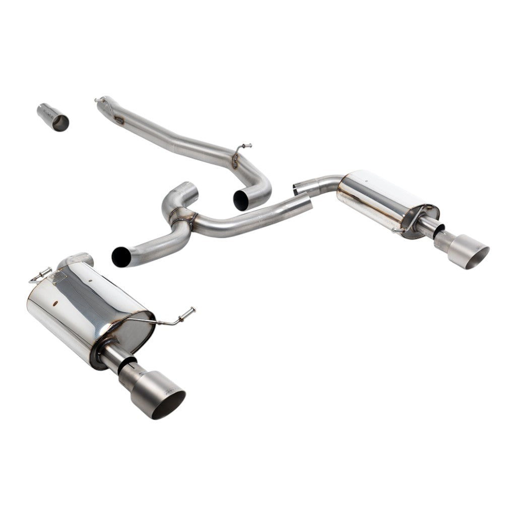 MILLTEK SSXVW749 Вихлопна система Cat-Back, 3" (насадки GT-100, титан) для VW Golf Alltrack 1.8 (MK7) 2016-2021 Photo-0 