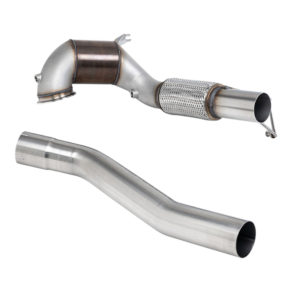 MILLTEK SSXVW765 Даунпайп з каталізатором, 3.7" (No CEL) для VW Golf GTI (MK8) Non GPF 2021- Photo-0 