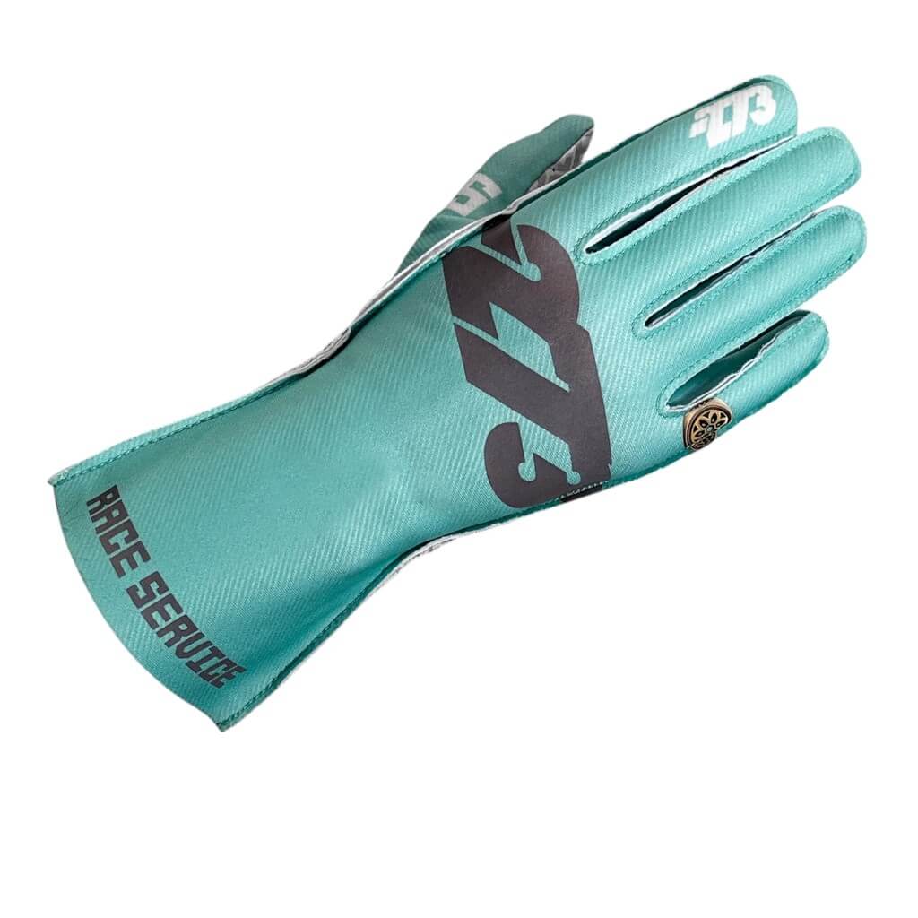 MINUS273 RS-AG-XS Рукавички для картингу M273 x RS, Аква / Сірий, Розмір XS Photo-1 