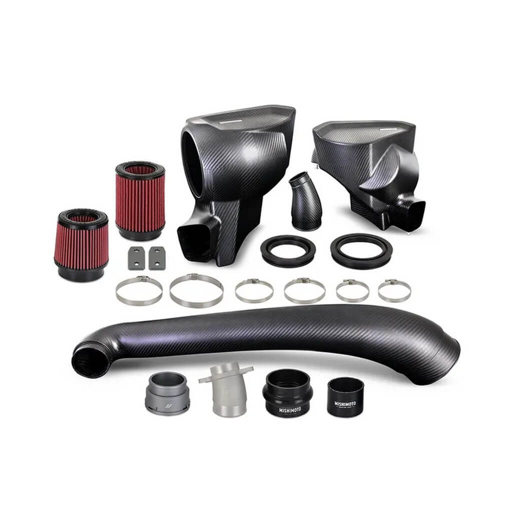 MISHIMOTO MMAI-G80-21CFG Система впуску повітря, глянцевий карбон для BMW M2 (G87) / M3 (G80) / M4 (G82 / G83) 2021- Photo-0 