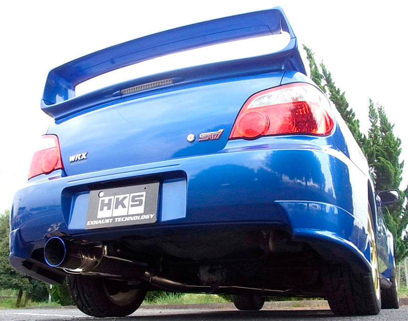 HKS 31029-AF002 Вихлопна система Super Turbo Muffler для SUBARU IMPREZA GDA/GDB Photo-1 