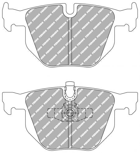 FERODO FCP1808H Ds2500 Колодки зад для BMW E90/E91/E92 325/330 Photo-0 