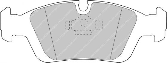 FERODO FDS725 Гальмівні колодки передні (ATE) BMW Z3 (E36) 1.9 Photo-0 