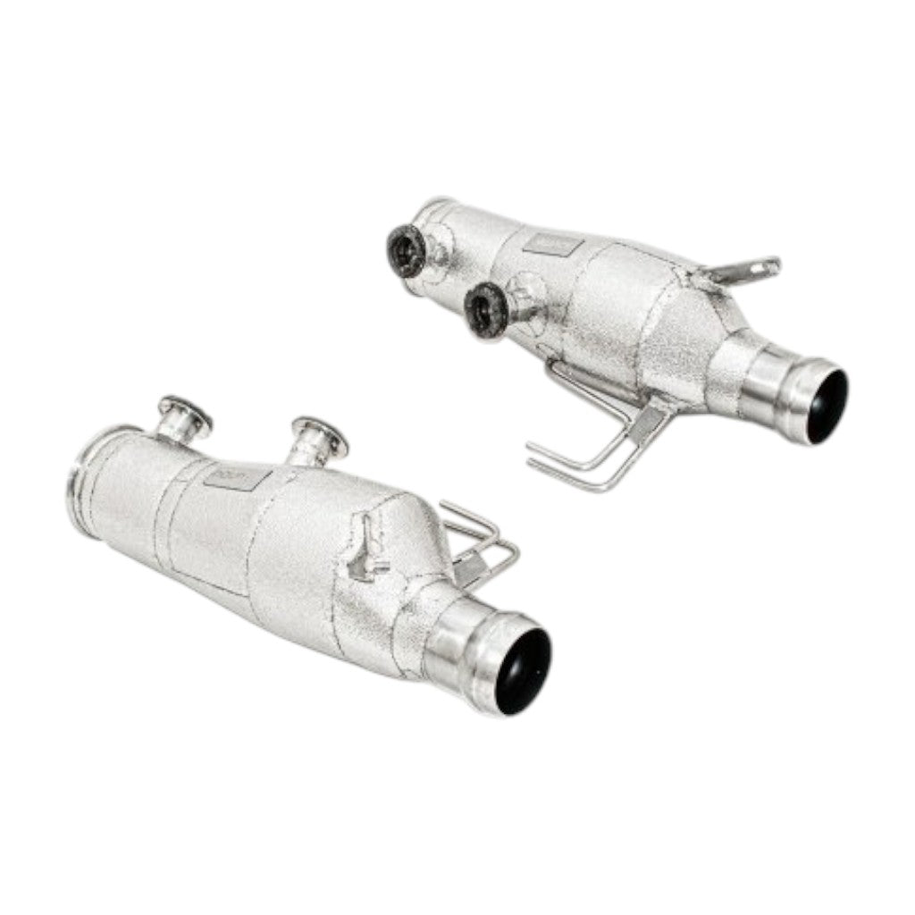 NOVITEC C1 200 35 Спортивні металеві каталізатори (набір) з тепловим захистом і покриті золотом 999 проби для MCLAREN Artura Photo-0 