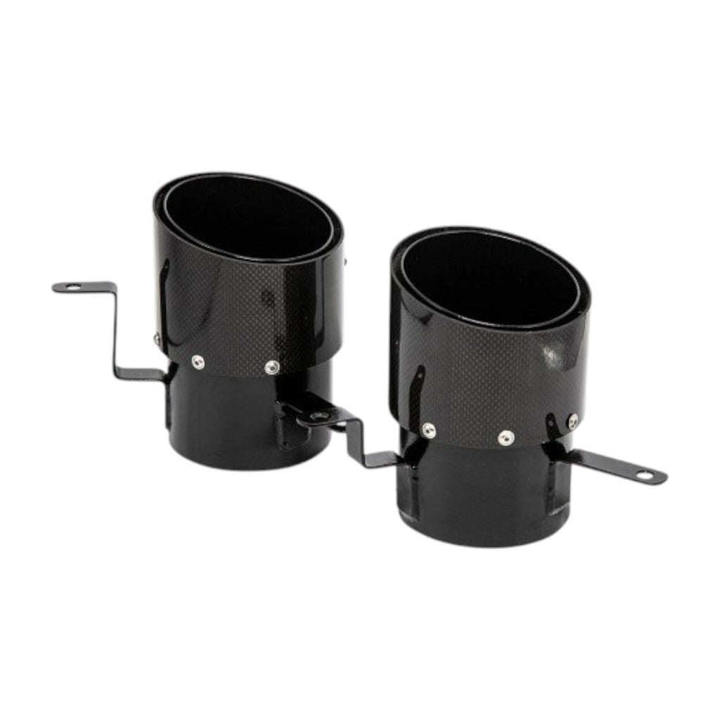 NOVITEC C1 200 43 Набір вихлопних труб з нержавіючої сталі для Novitec і оригінального вихлопу, покритого золотом 999 проби з матовим покриттям з карбону для MCLAREN Artura Photo-0 