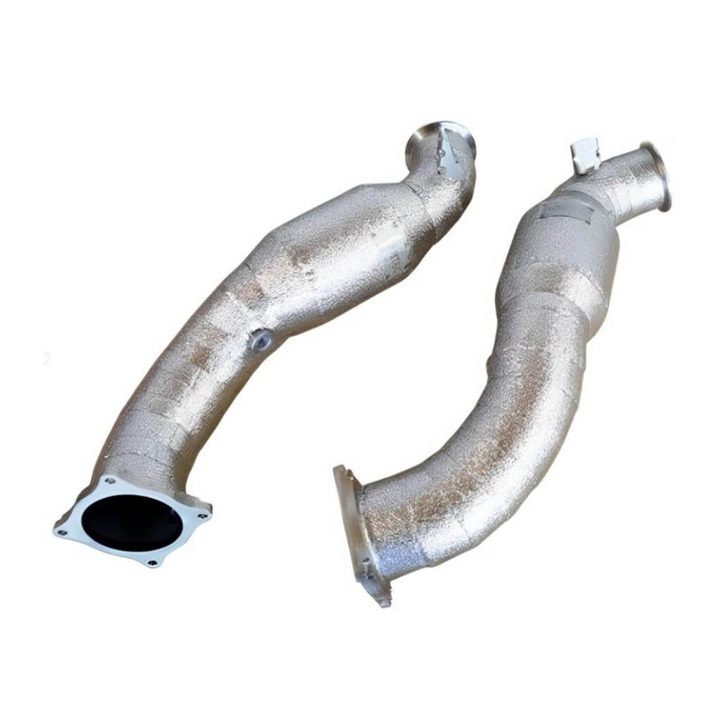 NOVITEC C1 750 65 Спортивні металеві каталізатори з теплозахистом, позолочені для MCLAREN 750S 2023– Photo-0 