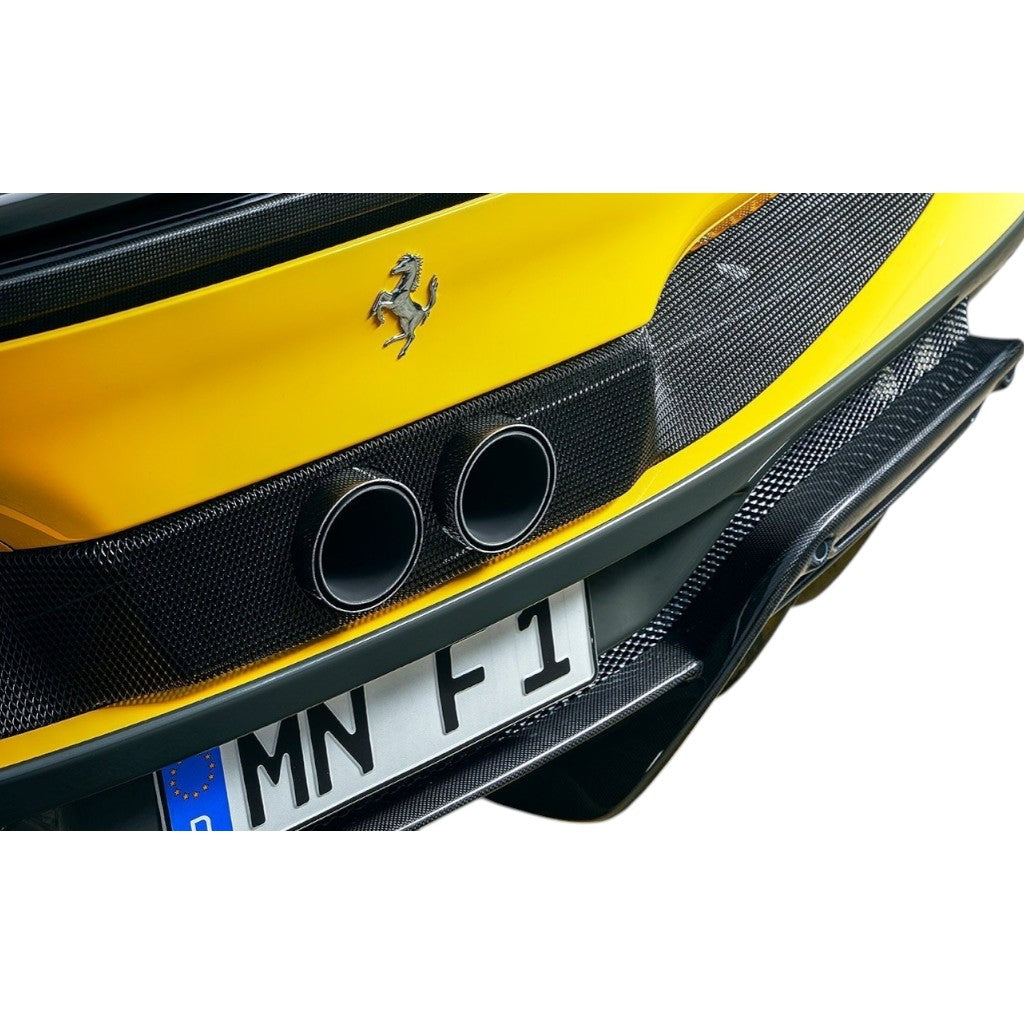 NOVITEC F1 296 56 Вихлопні труби, позолочений матовий карбон, 2 шт для FERRARI 296 2021- Photo-1 