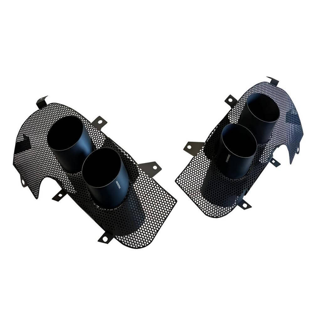 NOVITEC F1 333 BL Вихлопні насадки, чорний, 2 шт для FERRARI Portofino M 2020–2023 Photo-0 