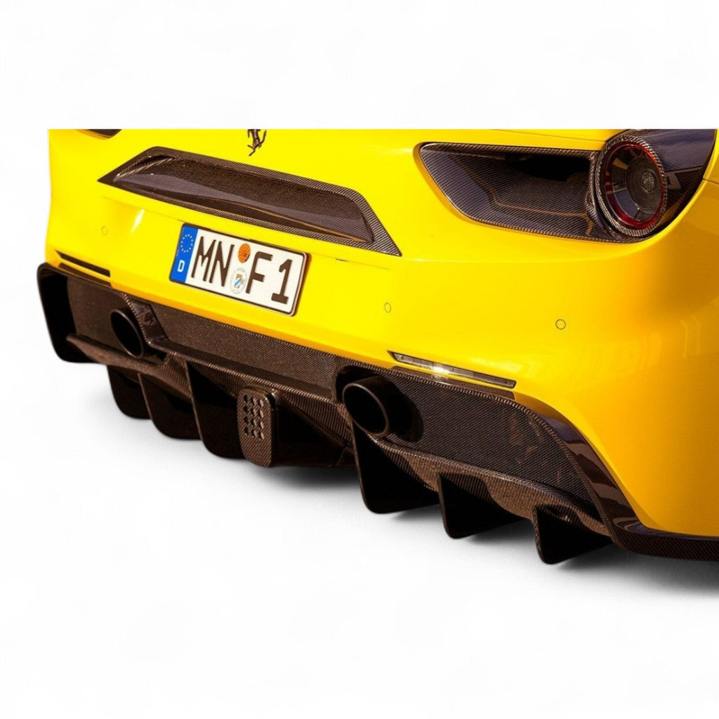 NOVITEC F1 488 40 Вихлопна система без регулювання заслінок, нержавіюча сталь для FERRARI 488 2015-2019 Photo-1 
