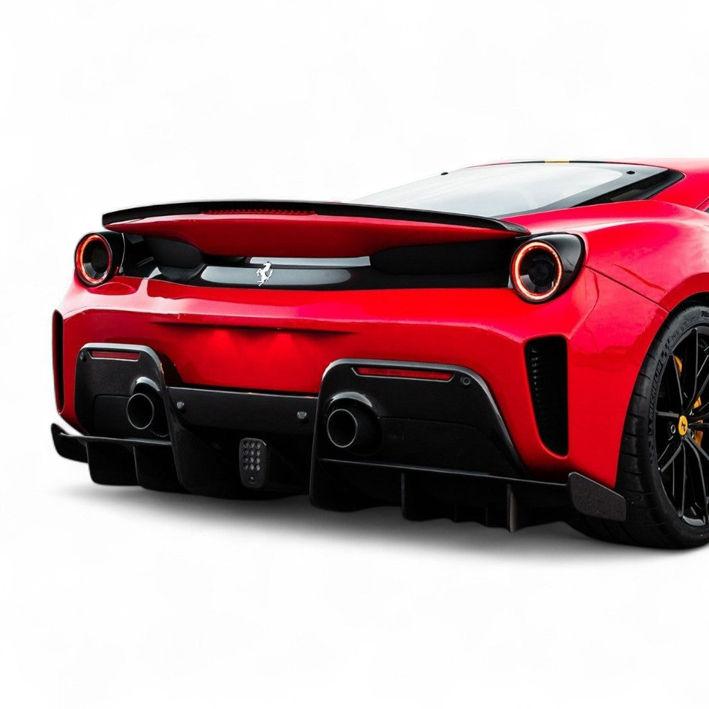 NOVITEC F1 488 65 Вихлопна система з регулюванням заслінок, нержавіюча сталь для FERRARI 488 Pista 2018-2020 Photo-1 