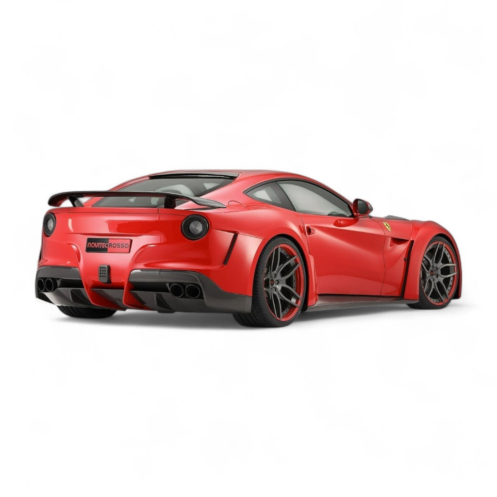 NOVITEC F6 222 42 Накладка спойлера на даху N-Largo, видимий карбон для FERRARI F12 2012-2017 Photo-1 