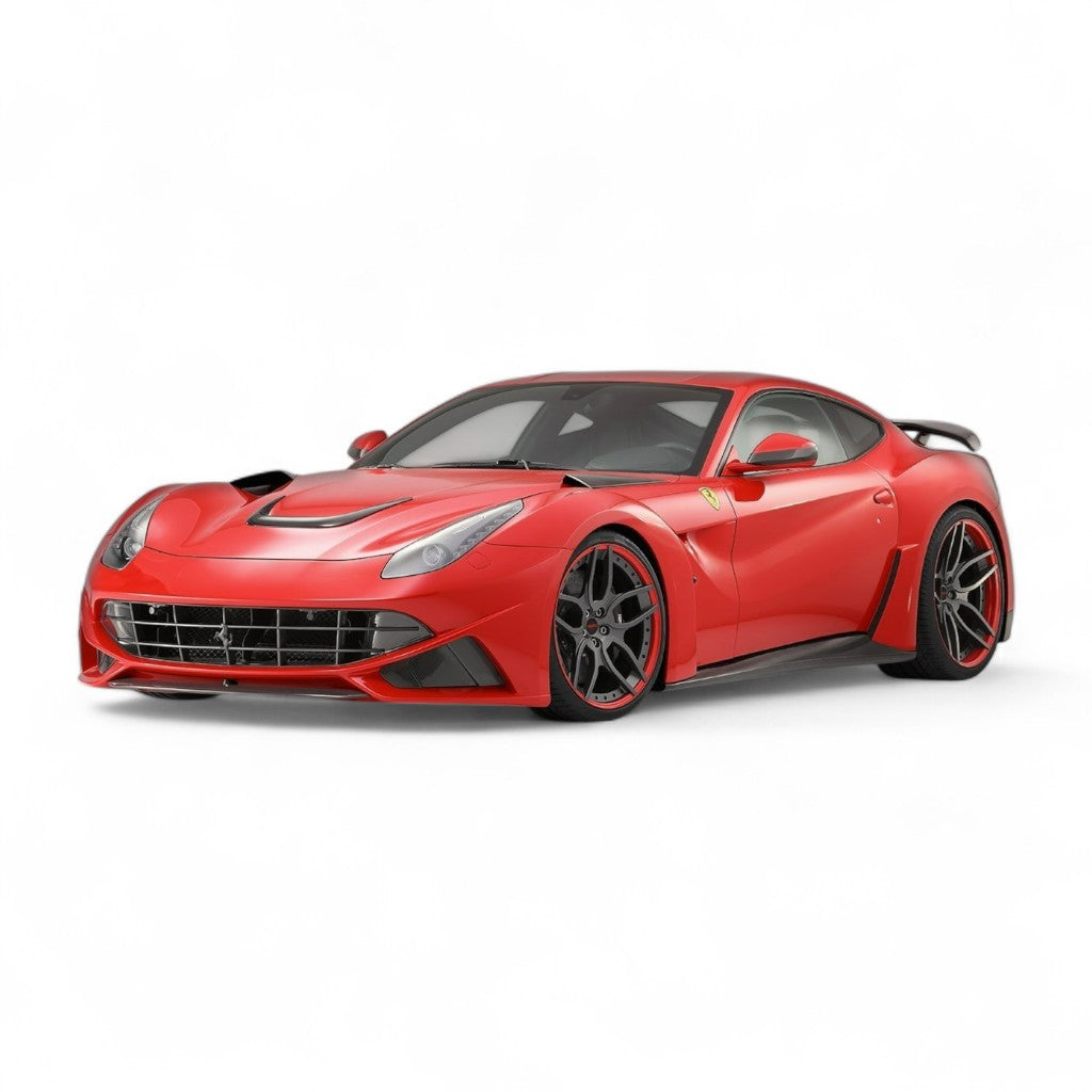 NOVITEC F6 222 45 Повітрозабірники капота двигуна N-Largo, видимий карбон для FERRARI F12 2012-2017 Photo-1 