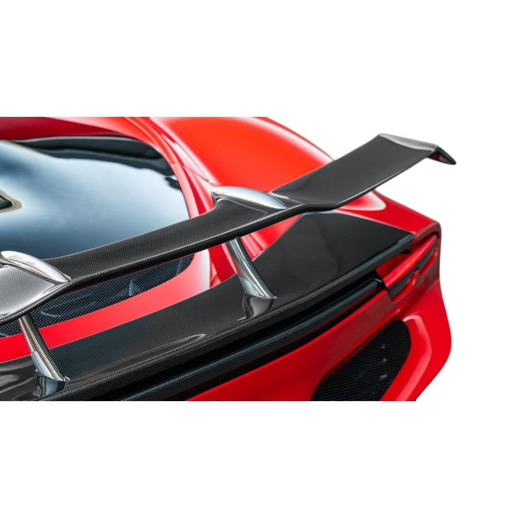NOVITEC F6 296 70 Заднє антикрило N-Largo, видимий карбон для FERRARI 296 2021- Photo-1 