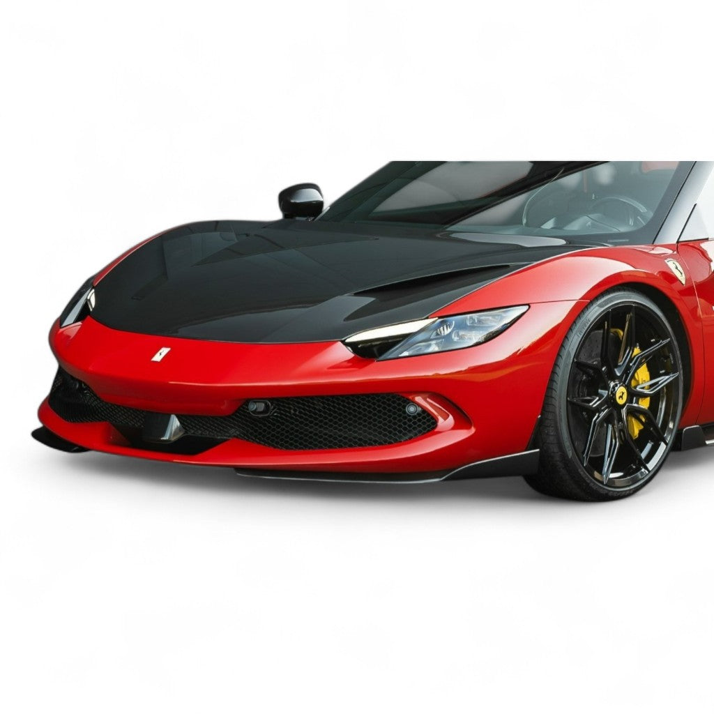 NOVITEC F6 296 74 Кришка багажника N-Largo, повністю видимий карбон для FERRARI 296 2021- Photo-1 
