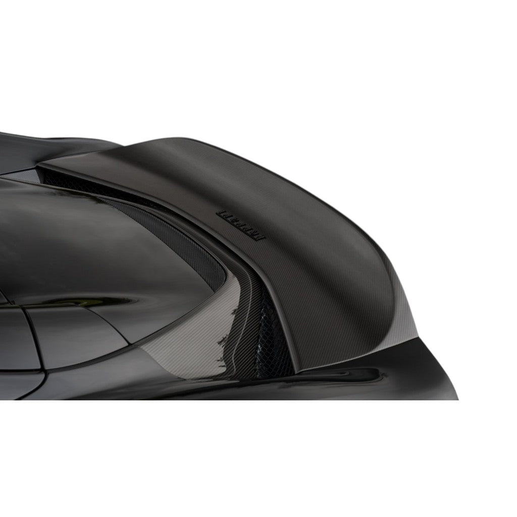 NOVITEC F6 296 80 Спойлер Ducktail N-Largo, видимий карбон (тільки разом з F6 296 27) для FERRARI 296 2021- Photo-1 