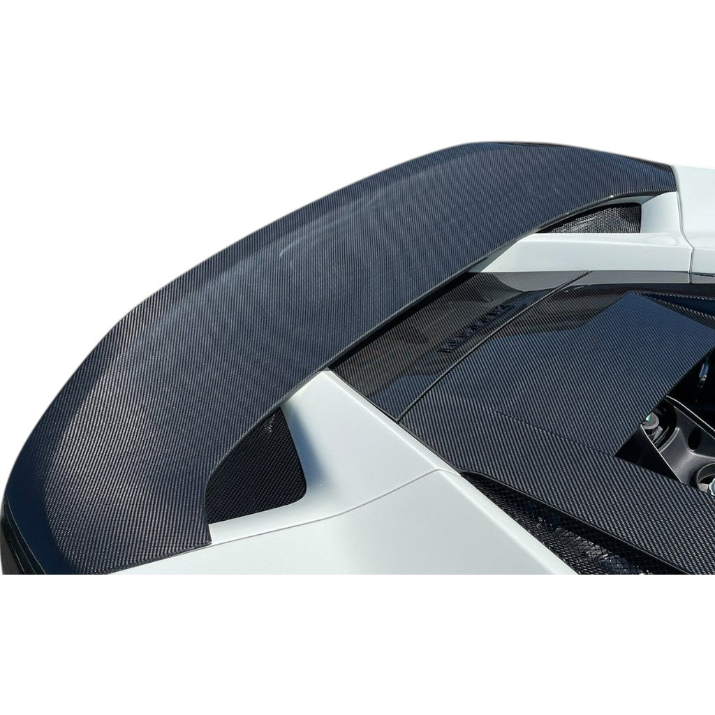 NOVITEC F6 444 41 Спойлер Ducktail N-Largo, видимий карбон для FERRARI F8 Spider 2019- Photo-1 