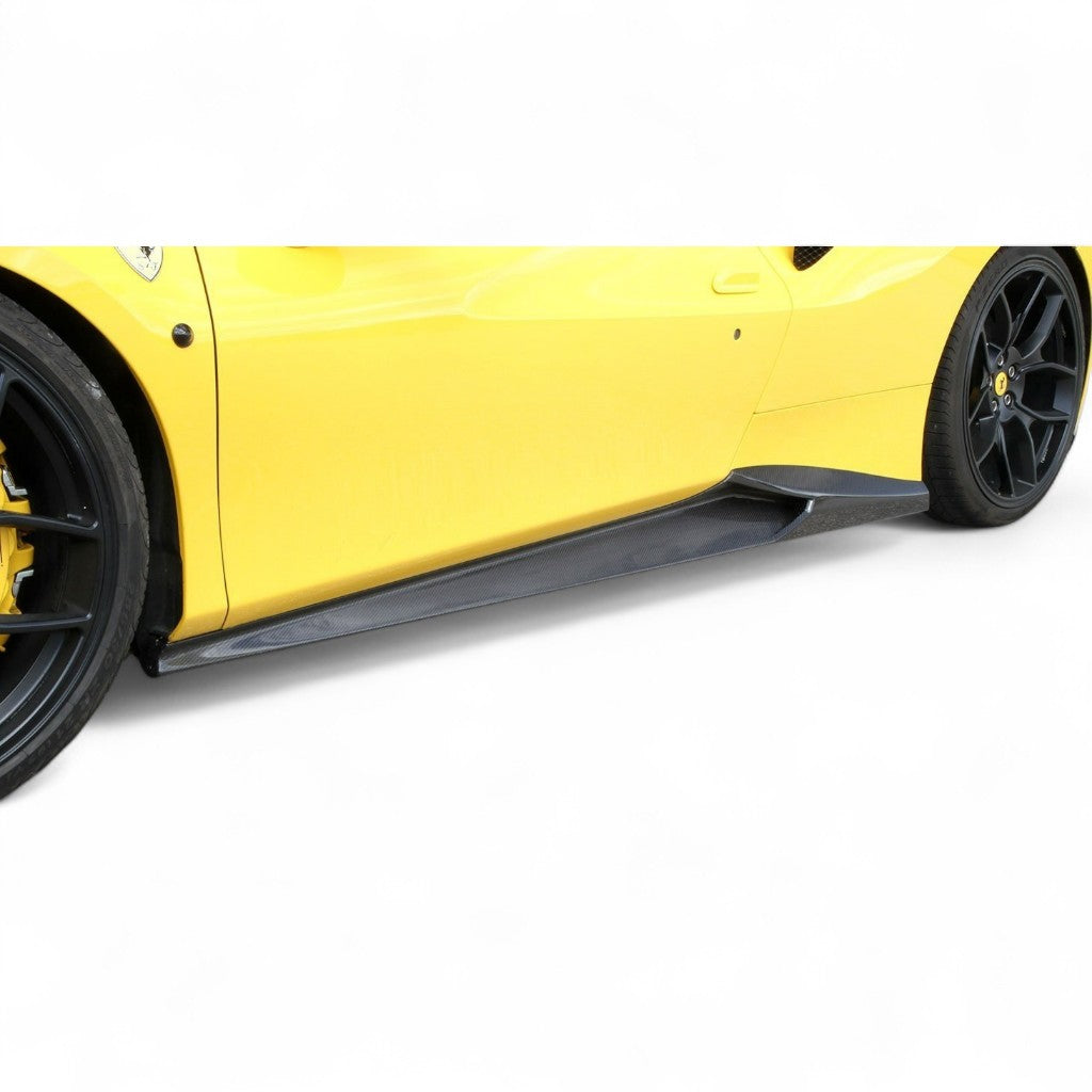 NOVITEC F6 488 33 Бічні панелі, видимий карбон для FERRARI 488 2015-2019 Photo-1 