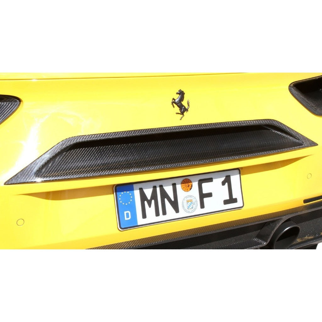 NOVITEC F6 488 37 Центральний задній повітропровід, видимий карбон для FERRARI 488 2015-2019 Photo-1 
