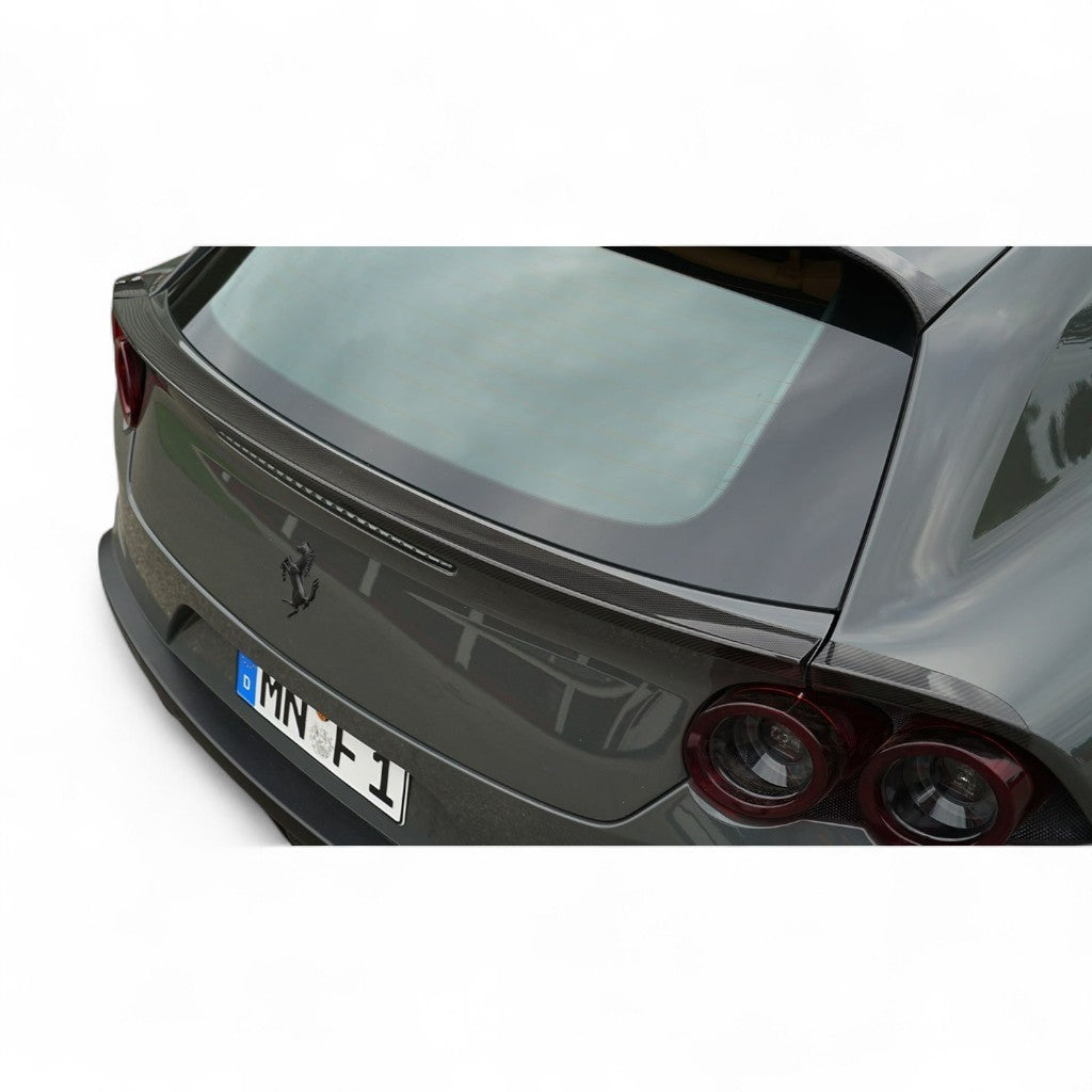 NOVITEC F6 555 25 Задній спойлер, видимий карбон для FERRARI GTC4 Lusso 2016-2020 Photo-1 