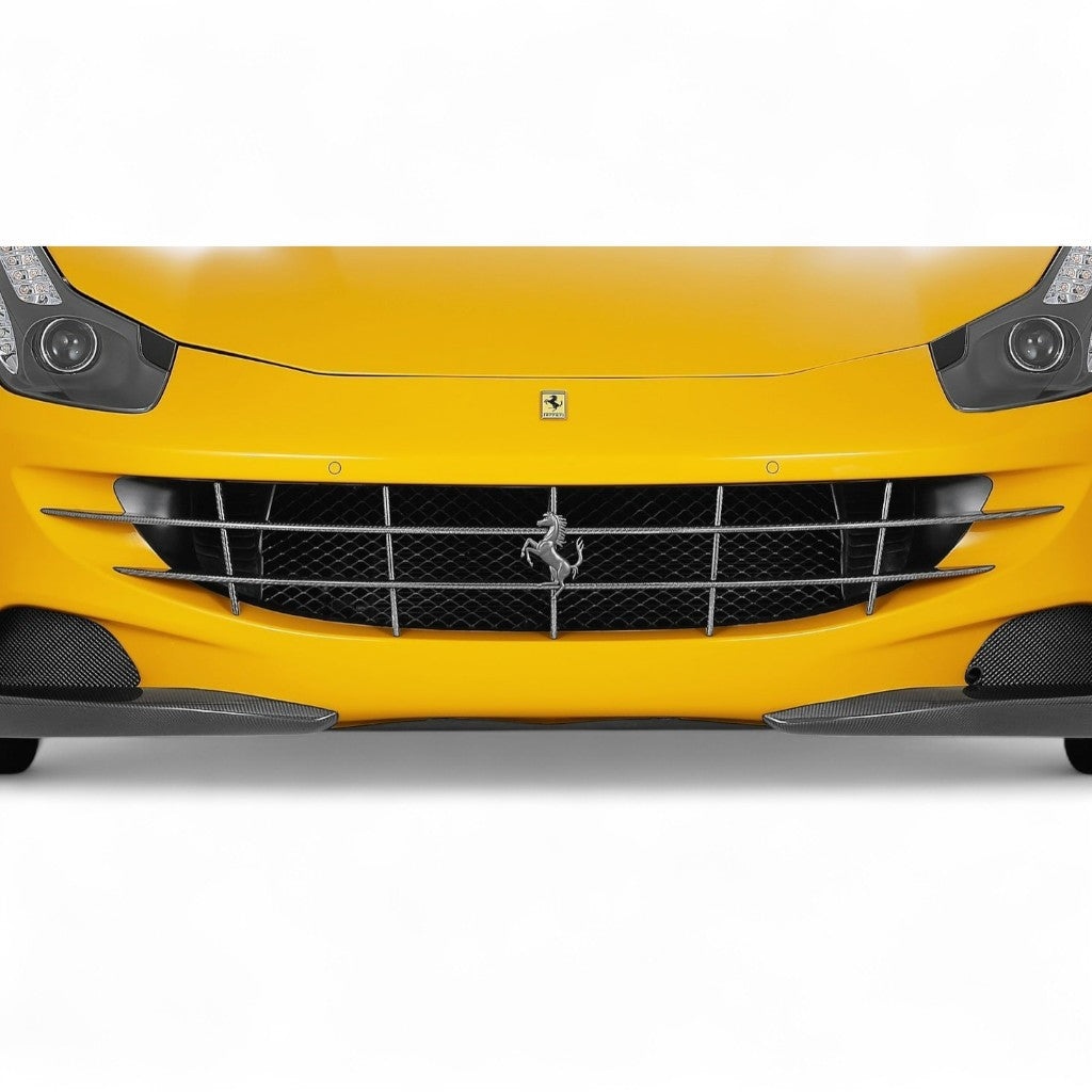 NOVITEC F6 777 22 Передні радіаторні грати для авто без фронтальної камери, видимий карбон для FERRARI FF 2011-2016 Photo-1 