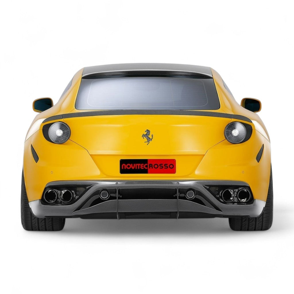 NOVITEC F6 777 25 Накладка заднього спойлера, видимий карбон для FERRARI FF 2011-2016 Photo-1 