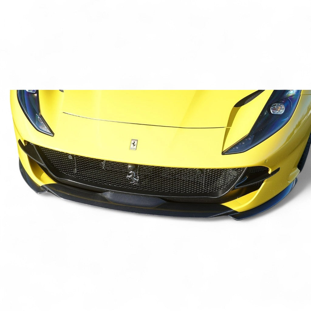 NOVITEC F6 812 20 Накладка переднього спойлера, видимий карбон для FERRARI 812 Superfast / GTS 2017-2024 Photo-1 