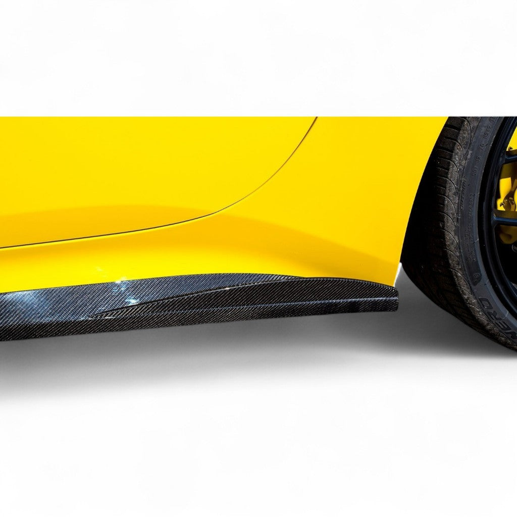 NOVITEC F6 888 75 Накладки бічних порогів, видимий карбон для FERRARI California 2008-2017 Photo-1 